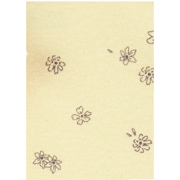 Carter's Baby Girl Bodysuit Set of 3, Yellow Pink And White Preemie - Picture 5 of 6